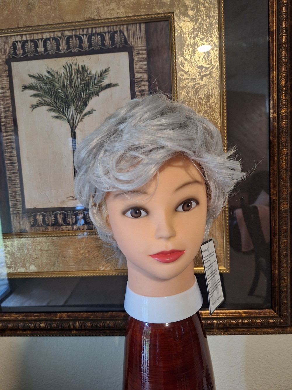 Short Silver Pixie Wig - Women Hair